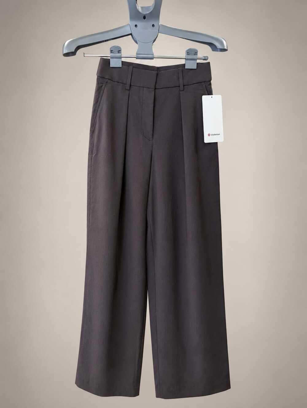 Lululemon Pleat-Front High-Rise Trousers - Regular, Black, Size 0